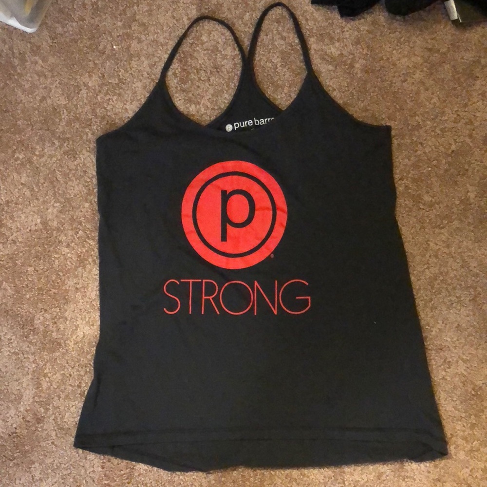 EUC Pure Barre Strong circle p tank